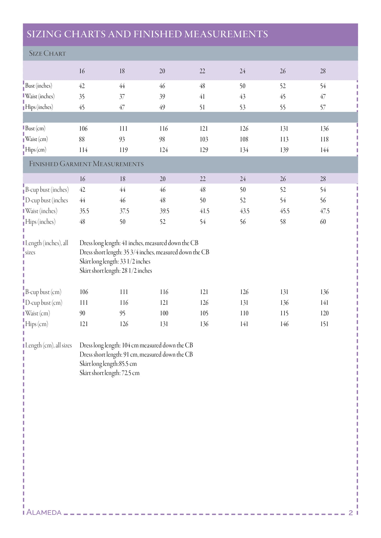 Alameda – PDF sewing pattern (sizes 16–28)