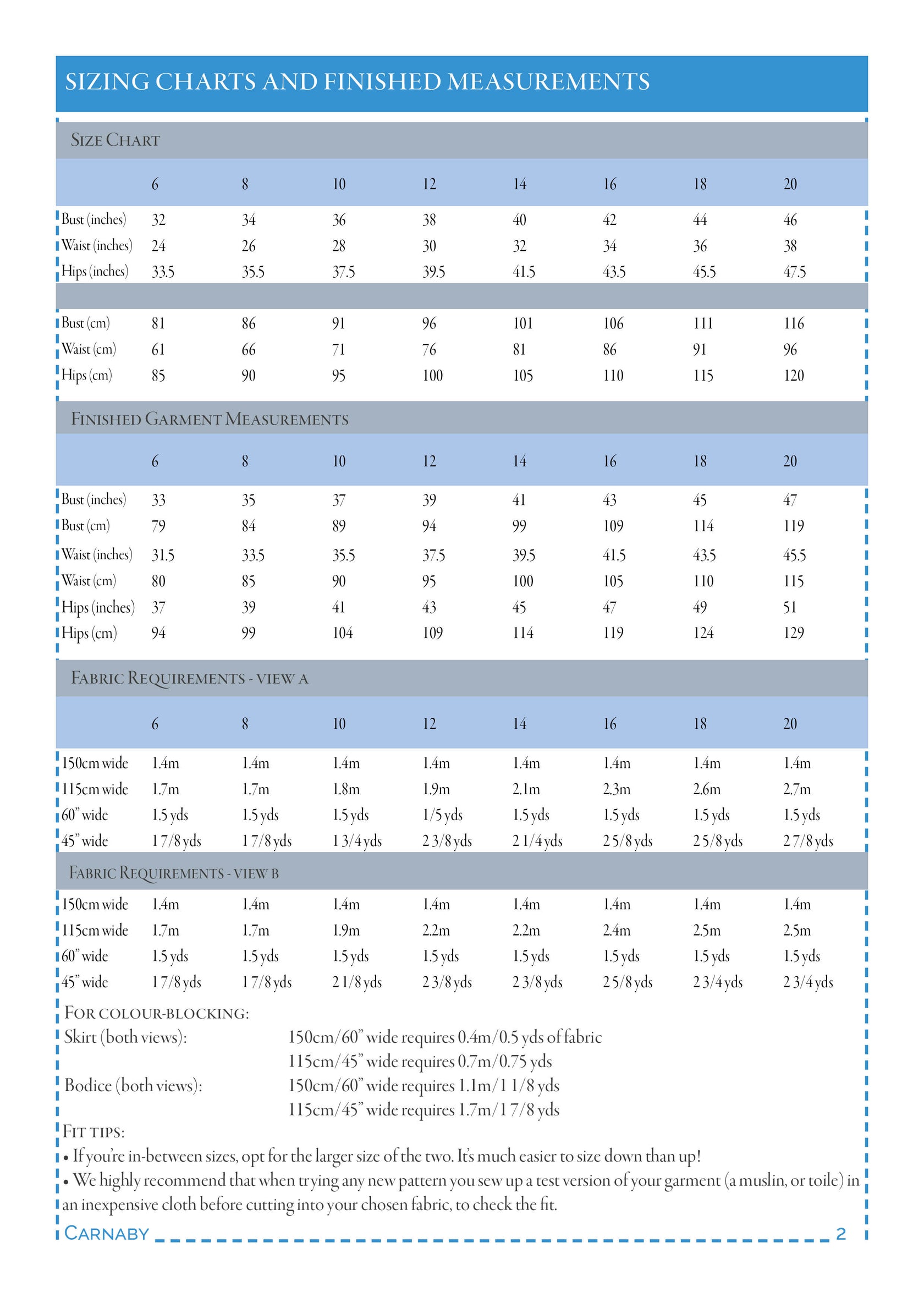 Carnaby – PDF sewing pattern (sizes 6–20) – Nina Lee