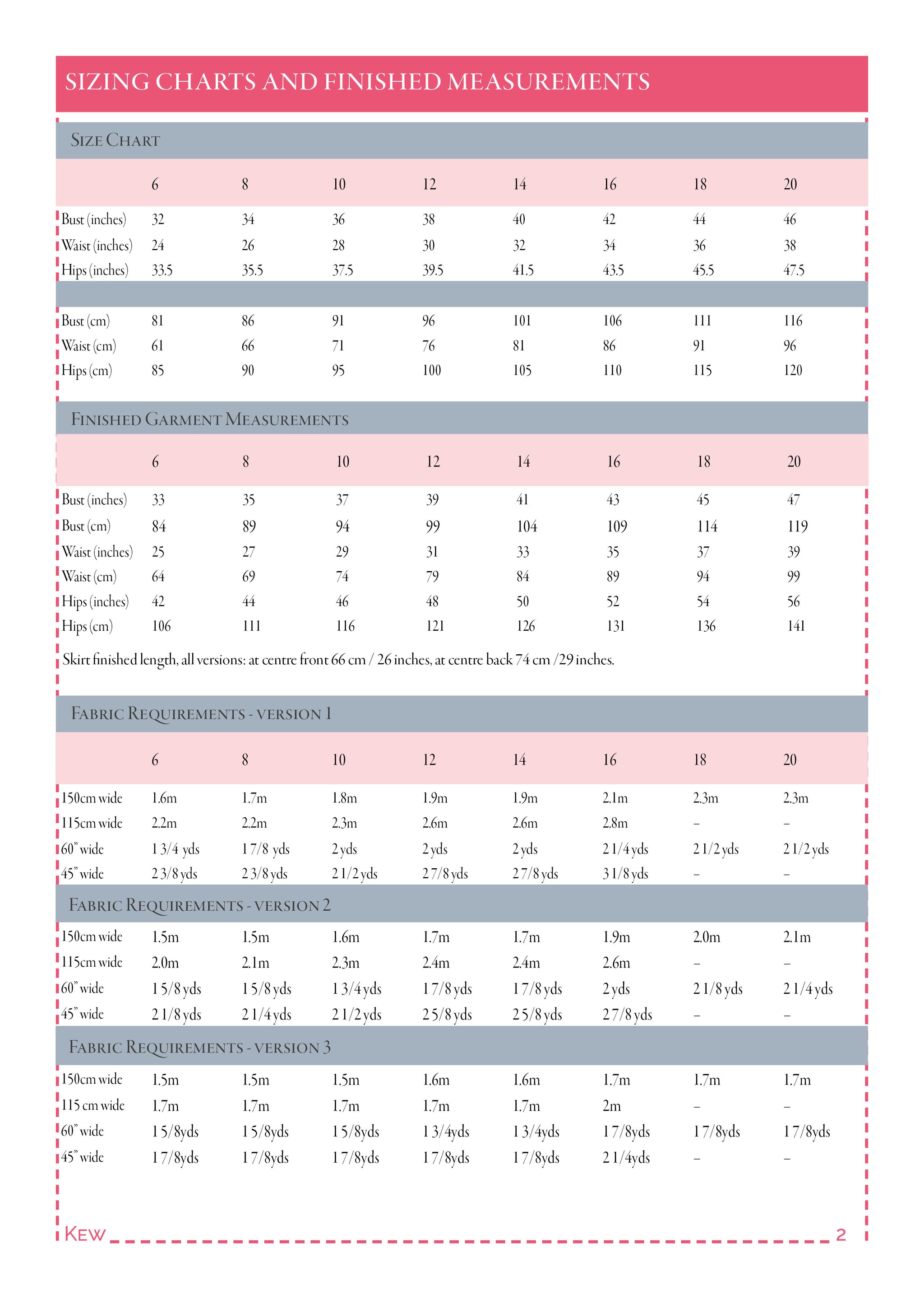 Kew – PDF sewing pattern (sizes 6-20) – Nina Lee